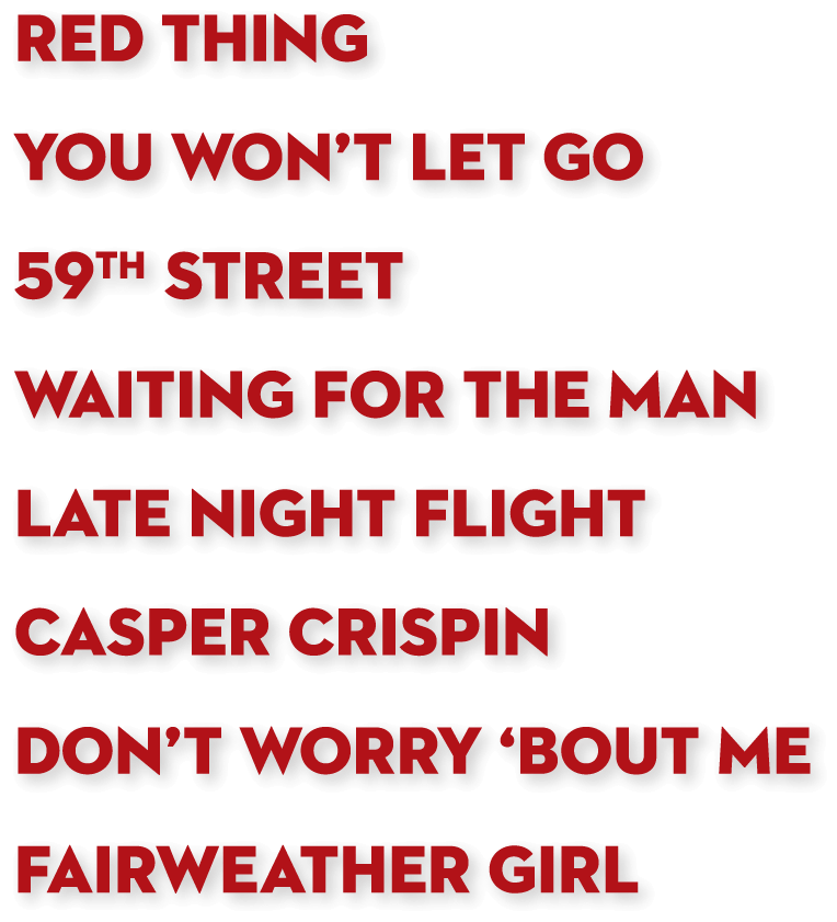 The song titles